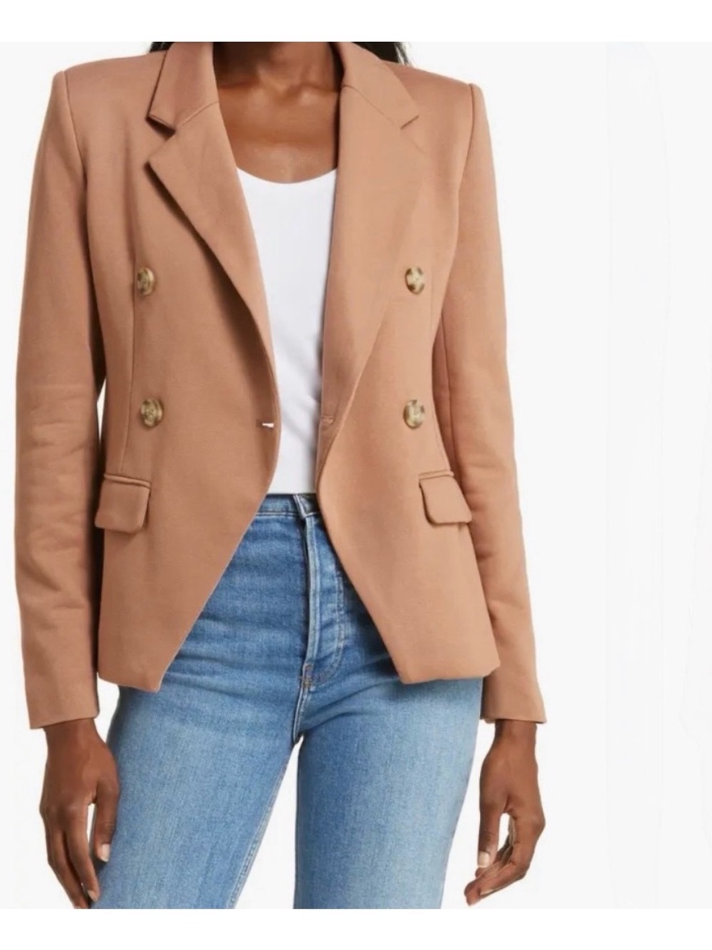 Gibsonlook Double Breasted Blazer Cork
